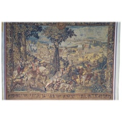 Screen Printed on Cotton Material Theatre Backdrop Wall Hanging of Hunting Scene