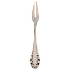 Georg Jensen 'Lily of the Valley' Meat Fork in Sterling Silver