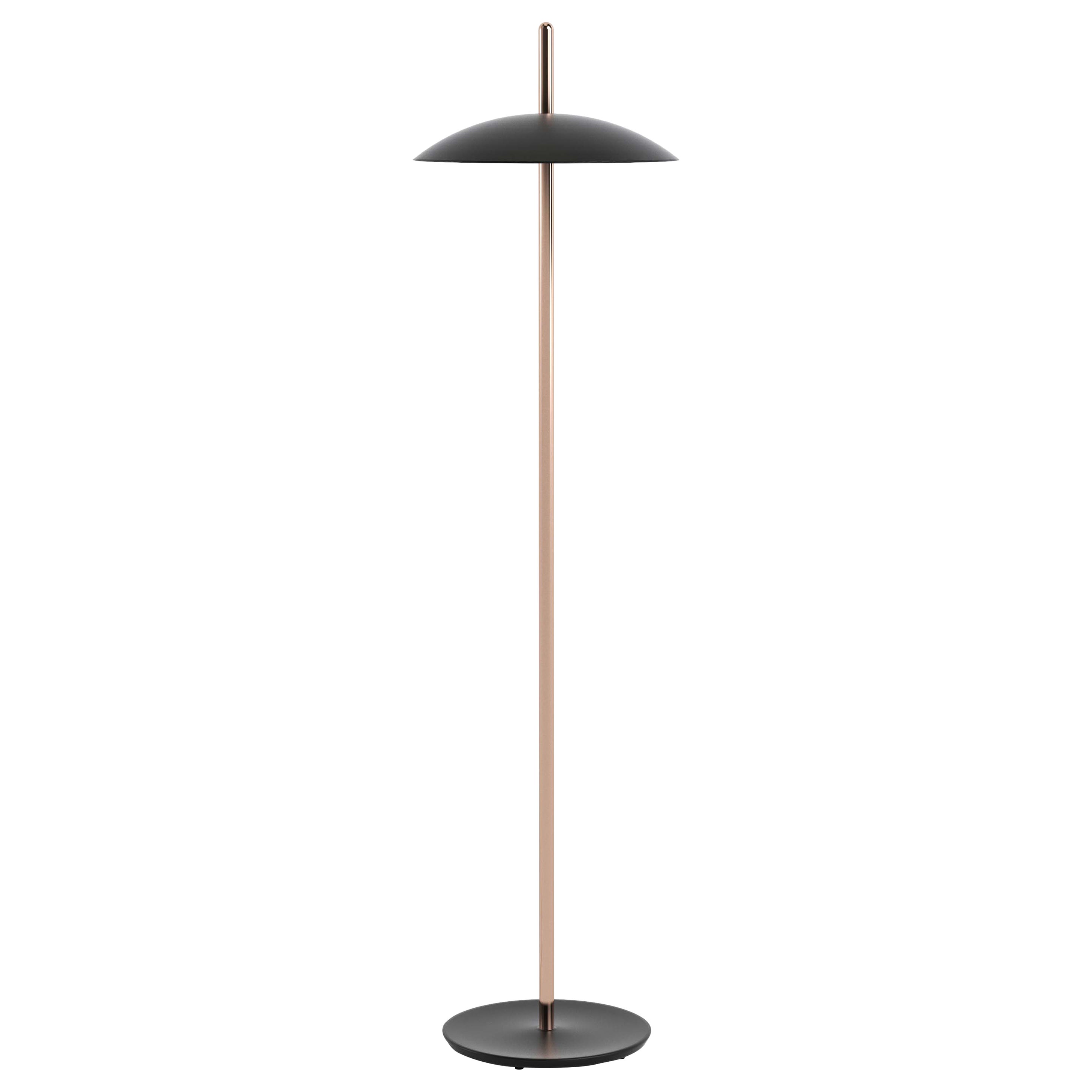 Black X Copper Signal Floor Lamp from Souda, Made to Order