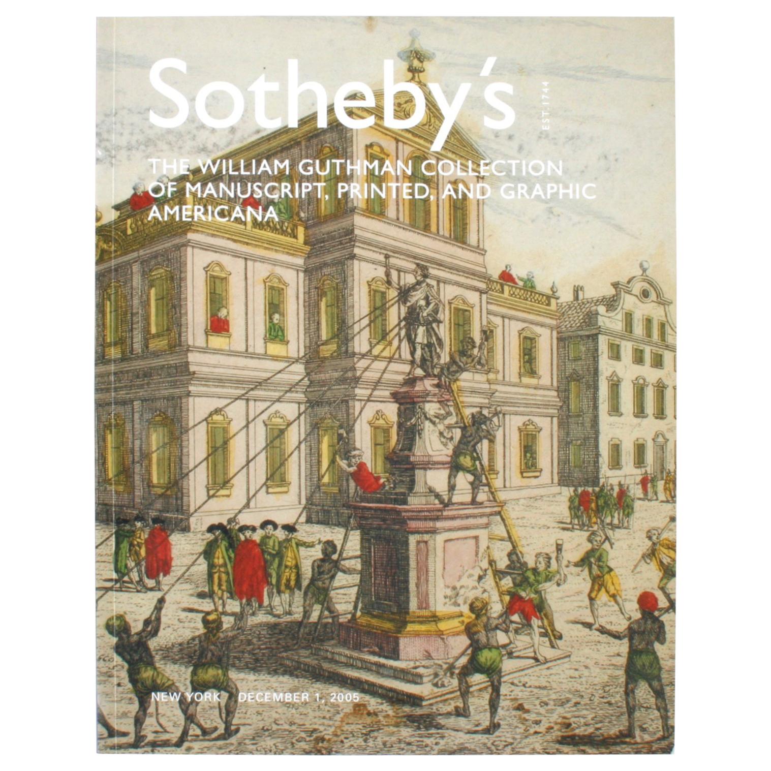 Sotheby's The William H Guthman Collection December 2005