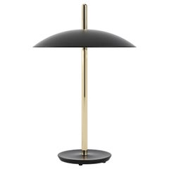 Customizable Signal Table Lamp from Souda, Black and Brass, Made to Order