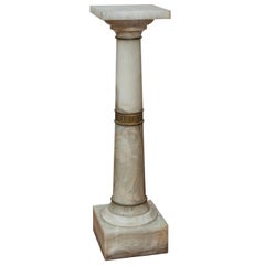 Onyx Pedestal with Bronze Highlights