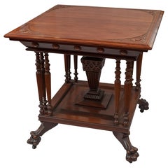 Late Victorian Mahogany Parlor Table