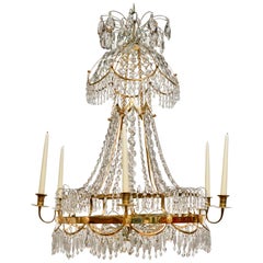 Swedish Gustavian Chandelier, circa 1800