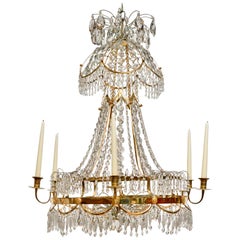 Swedish Gustavian Chandelier, circa 1800