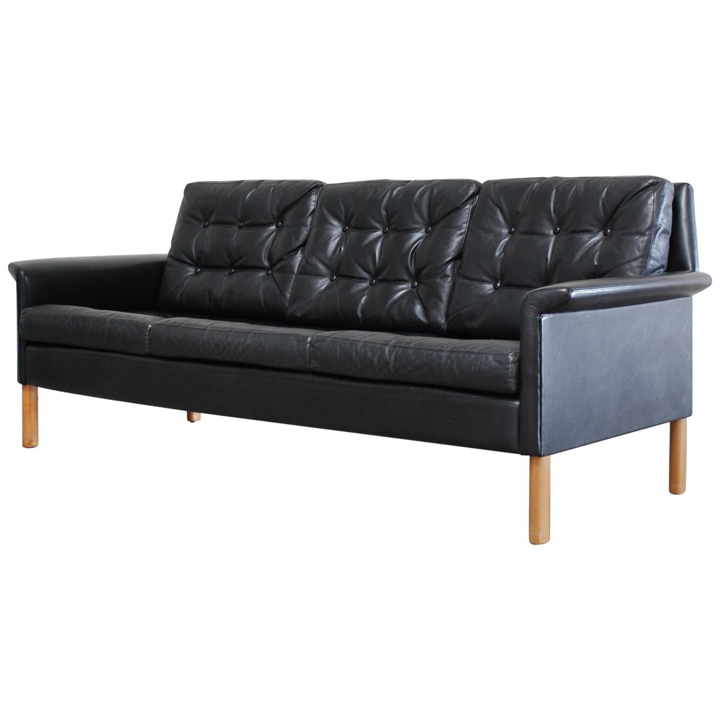 Kill International Leather Sofa Design by Rudolf Glatzel, 1960s For Sale