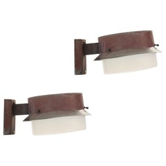 Pair of Outdoor Wall Lights by Falkenbergs, Sweden, 1970s