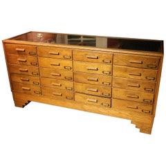 Used Early 20th Century Haberdashers Countertop Display Cabinet