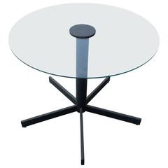 Five-Point Base Table with Glass Top 8