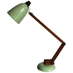 Vintage Midcentury Maclamp by Terence Conran Desk Lamp in Pastel Green