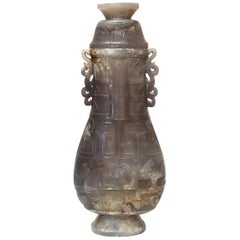 Archaic Style Rose Agate Vase, 1900s
