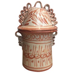 Vintage Spanish Ceramic Talavera Mexican Pottery Pot