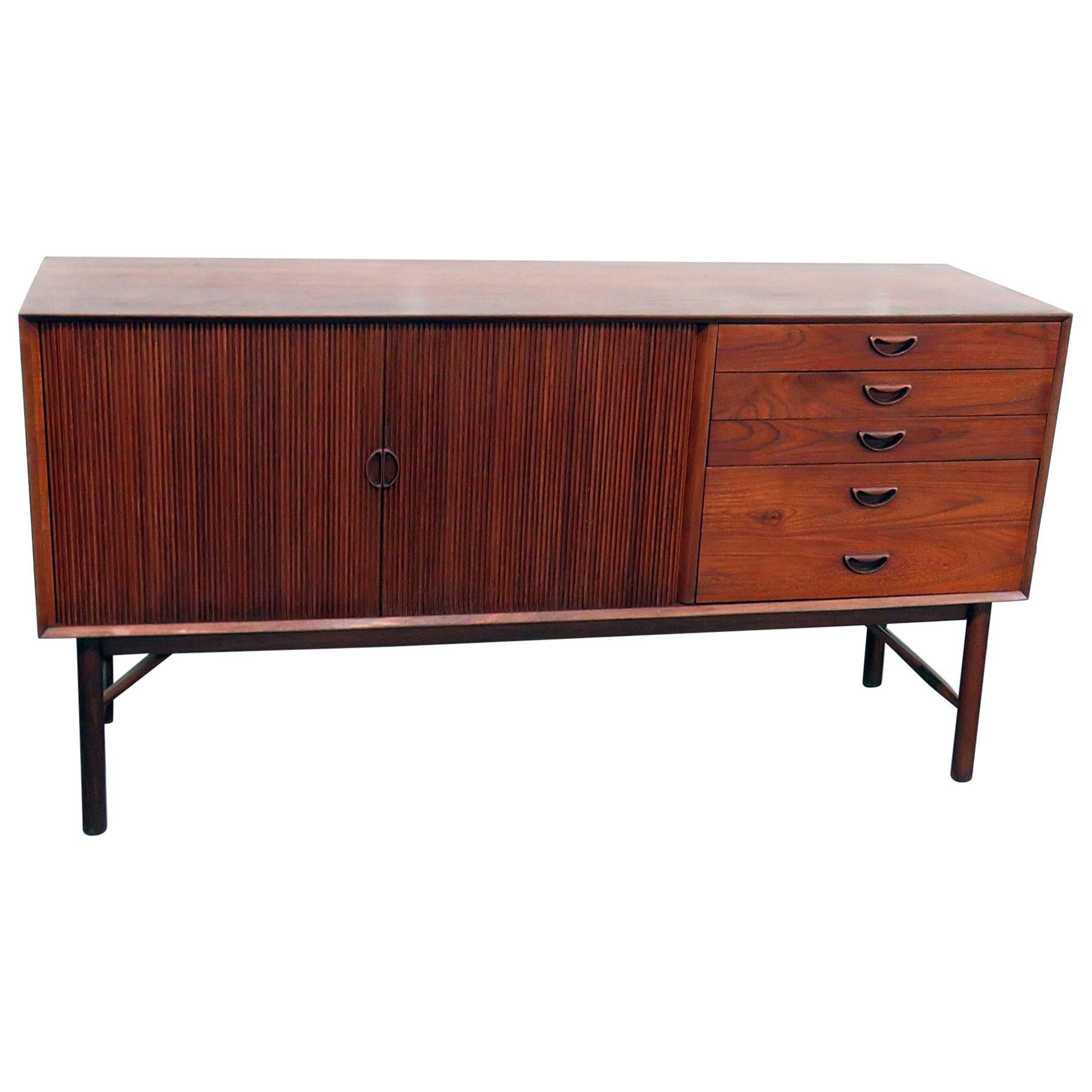 John Stuart Mid-Century Modern Walnut Commode