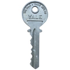 1940s Large Yale Advertising Key Trade Sign