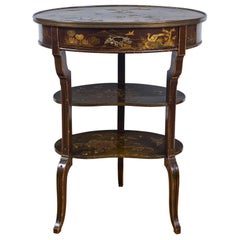 Louis XV Style Japanned Chiffonier Table