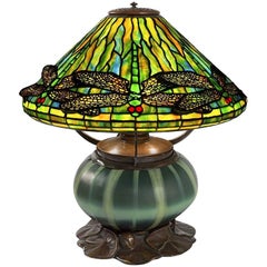 Antique Tiffany Studios New York "Dragonfly" Table Lamp