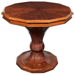 12-Sided, Veneered Occasional Table