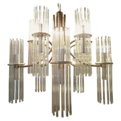 Sciolari Glass Rod Chandelier