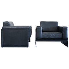 Matteo Grassi Korium Leather Armchair or Chair Korium by Tito Agnoli