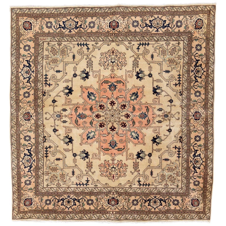 Vintage Persian Heriz Rug For Sale at 1stDibs