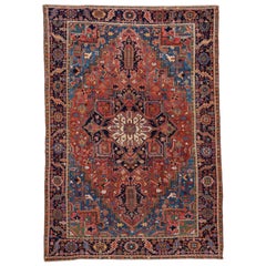Antique Karaje Carpet, Incredible Coloration