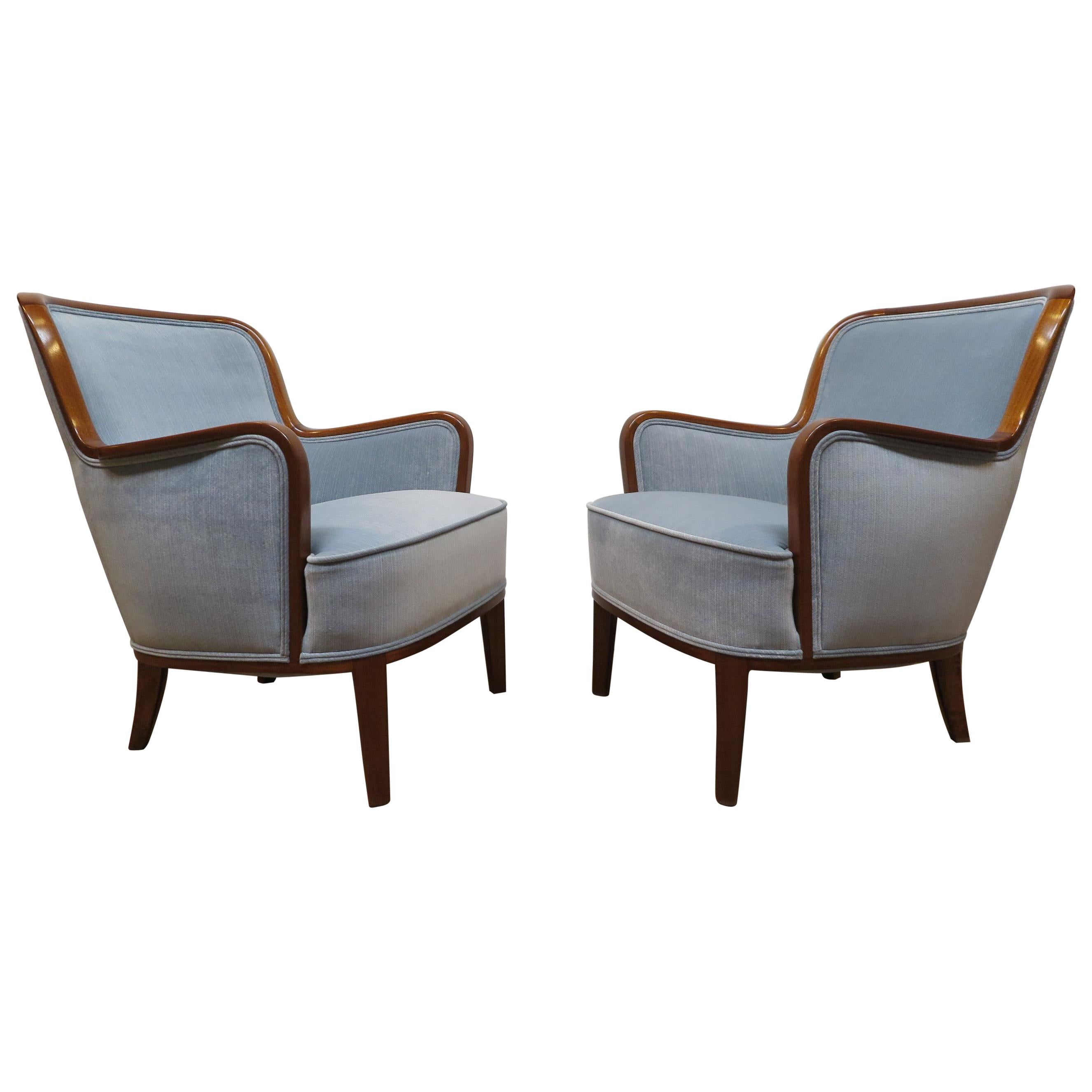 Pair of Carl Malmsten Chairs
