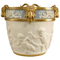 Pair of Louis XVI Sevres Porcelain Pots