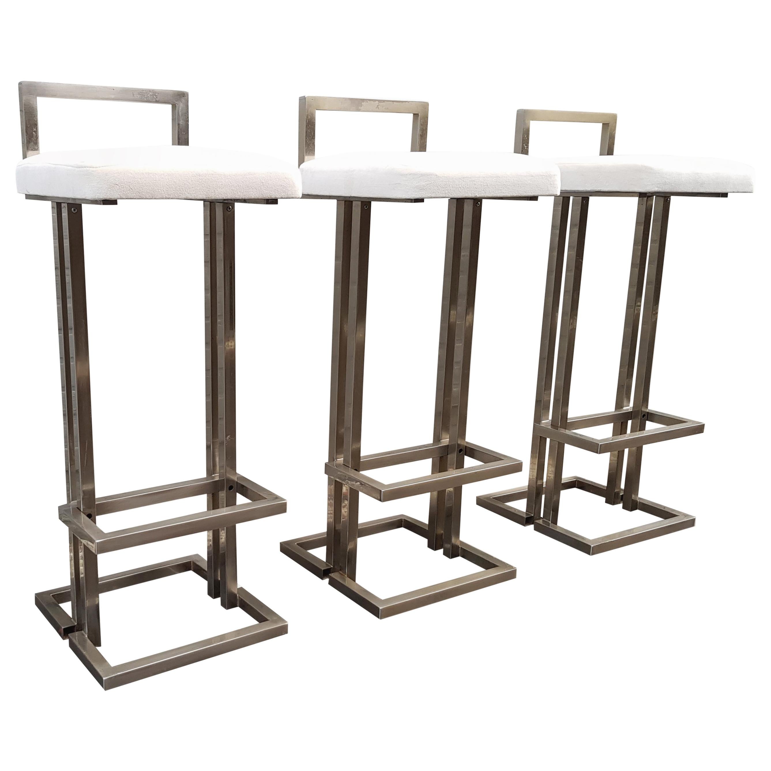  Set of 3 Barstools im Angebot