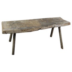 19th Century Pig Bench Single Thick Slab Top