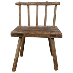 19th Century Primitive Hedgerow Chair