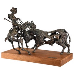 Vintage Bronze sculpture 'The Picador' by Daniel Rintoul Booth