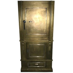 Vintage 1940s Safe or Vault, Restored Designer Piece