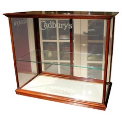 Antique English Cadbury Display Cabinet