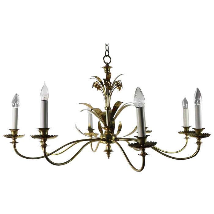 Large Decorative 8Arm Chandelier by Halcolite at 1stDibs halcolite