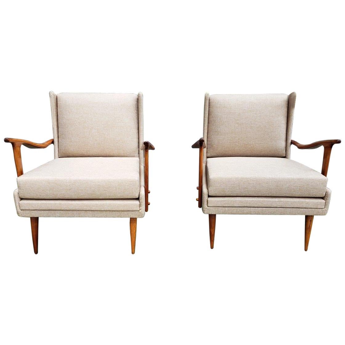 Sofa and Pair of Armchairs by Giuseppe Scapinelli