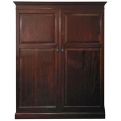 Antique 19th Century Regency Mahogany Wardrobe