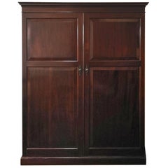 Antique 19th Century Regency Mahogany Wardrobe