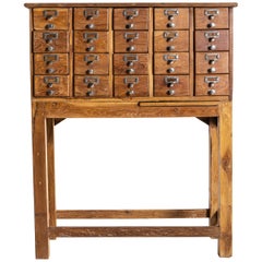 Used Chest on Stand with 20 Drawers