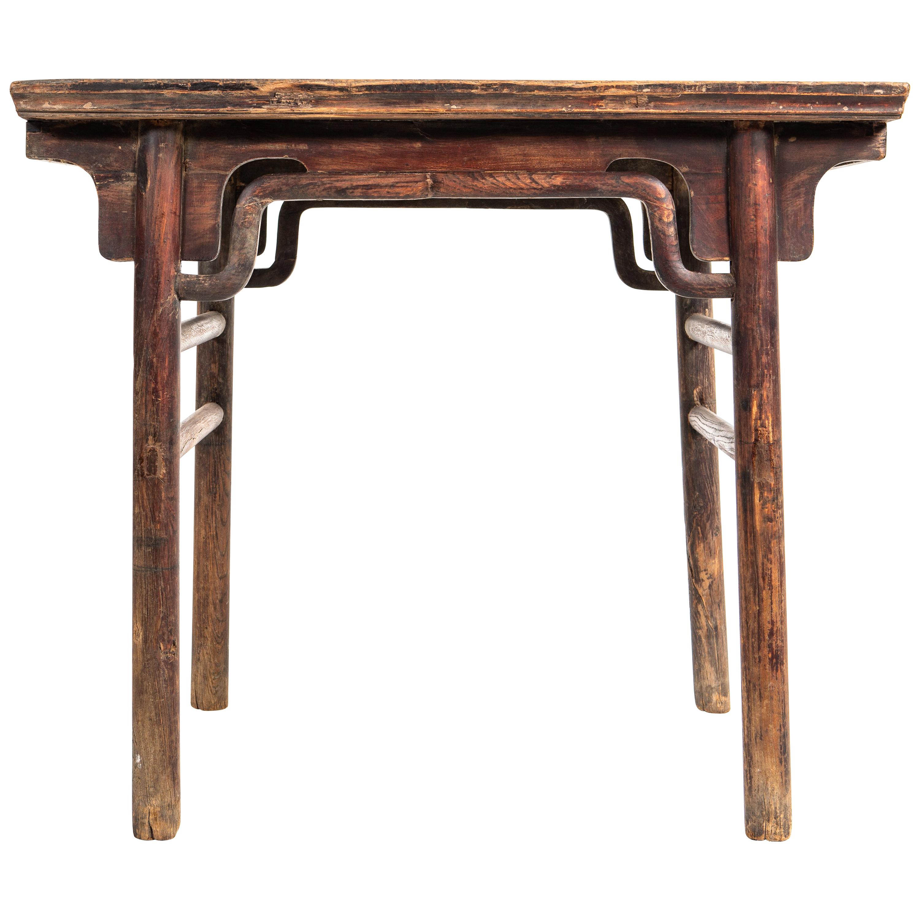 Early Qing Dynasty Painting Table