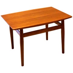 Danish Modern Teak Side Table Designed by Grete Jalk for Glastrup Mobelfabrik