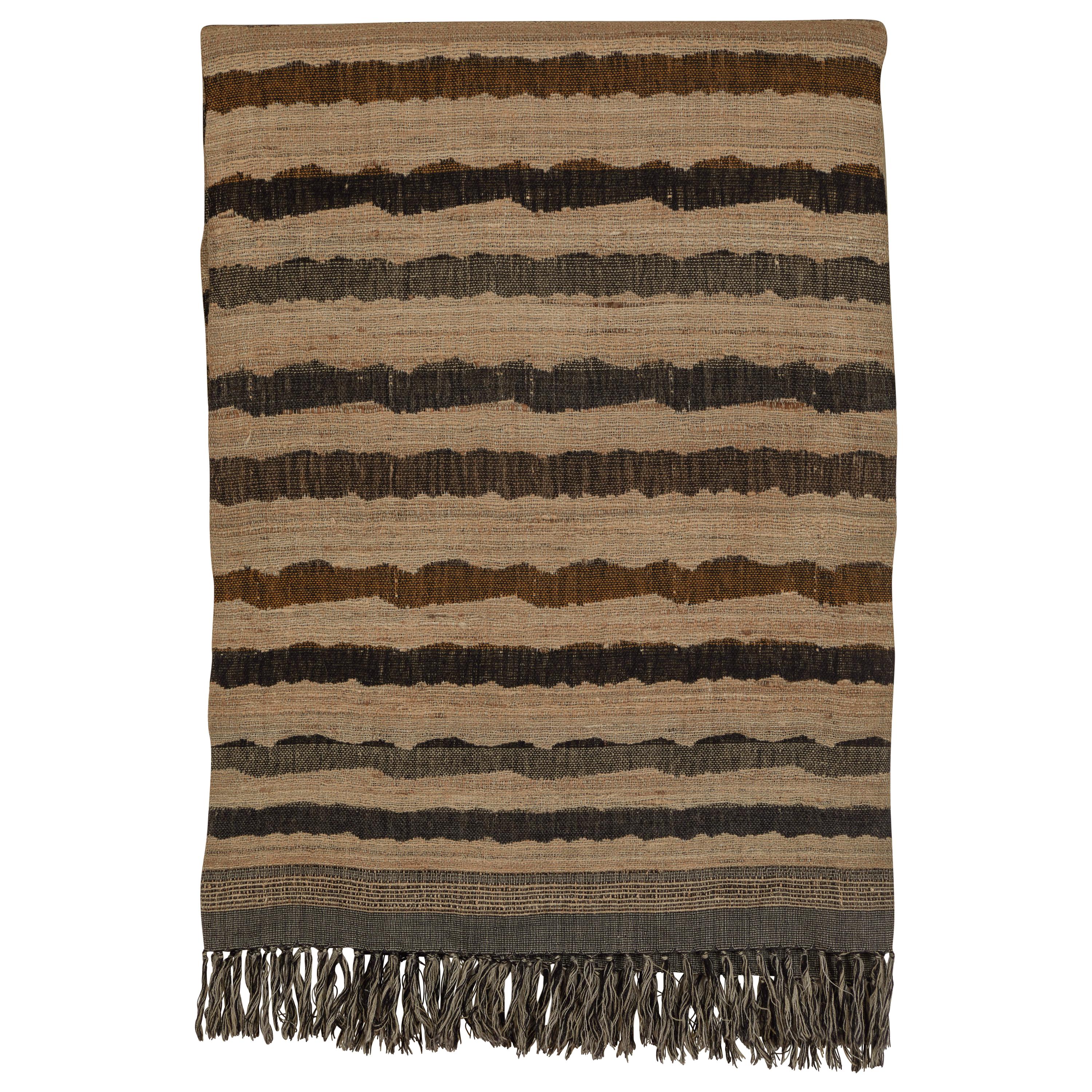 Indian Handwoven Throw For Sale