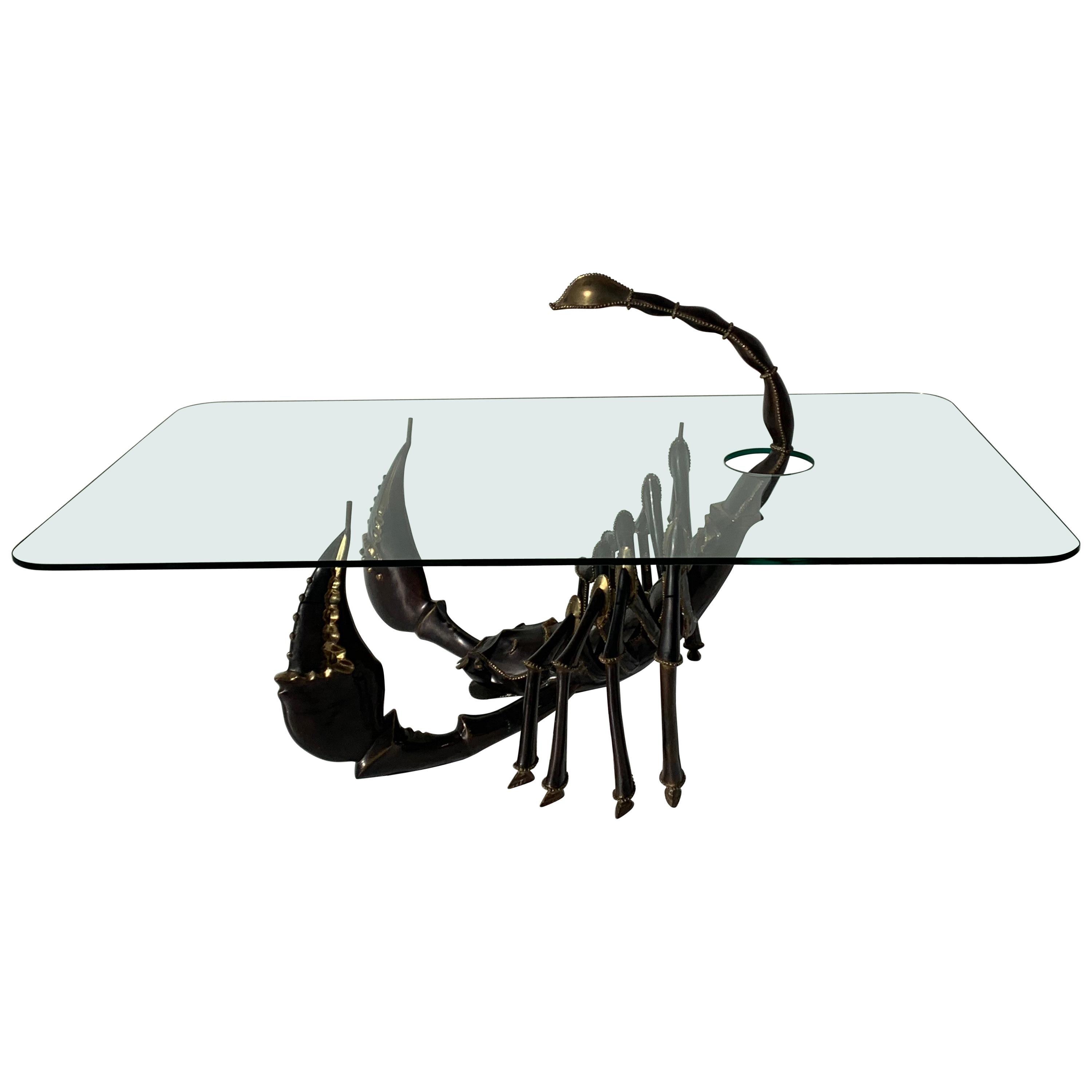 Bronze Scorpion Coffee Table