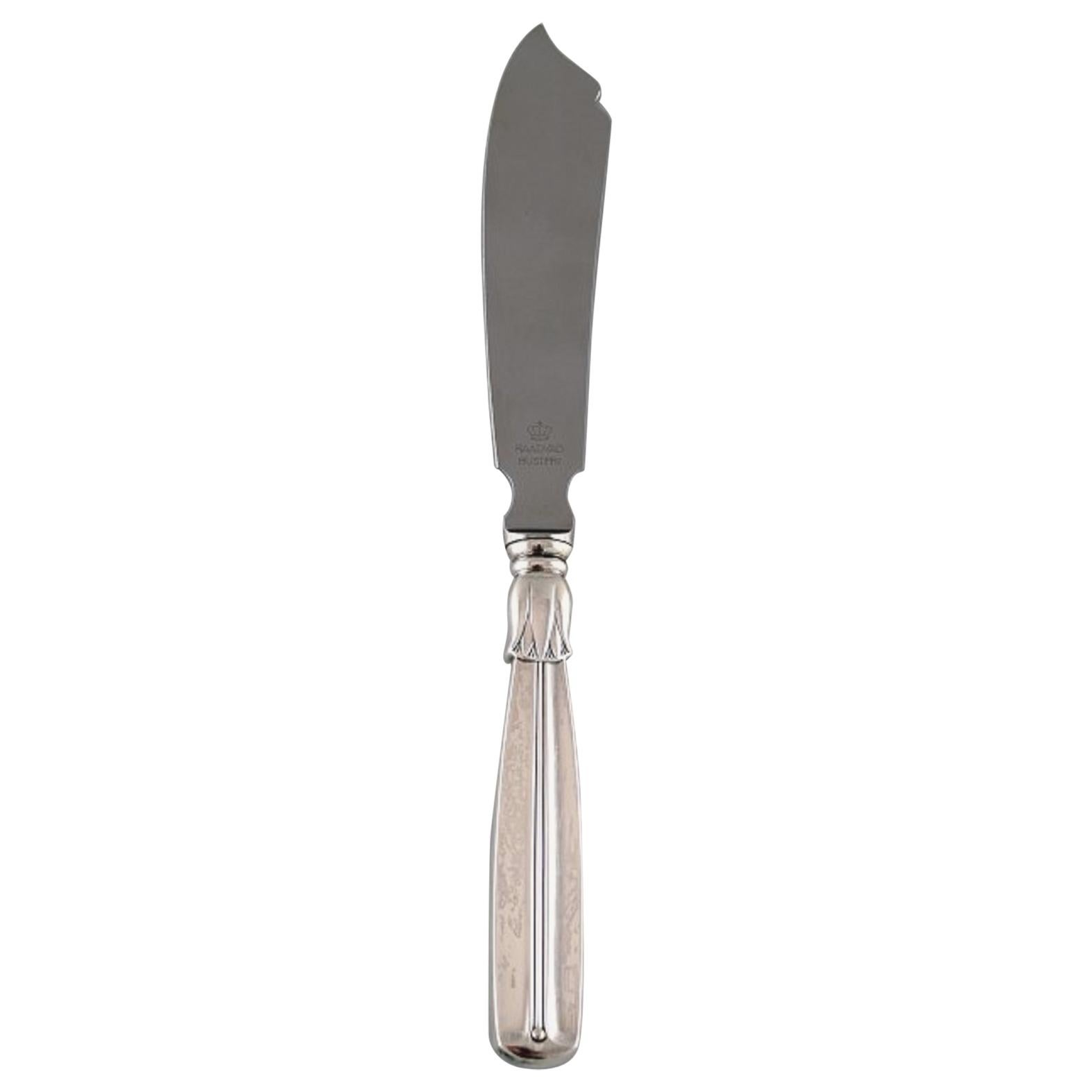 Horsens Silver 'Denmark', Lotus Cake Knife in Silver, 1954