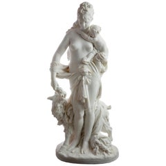 Le Retour des Champs ‘Return from the Harvest’ Carrara Marble, Signed and Dated