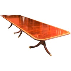 Used Regency Style Arthur Brettt Dining Table, Mid-20th Century