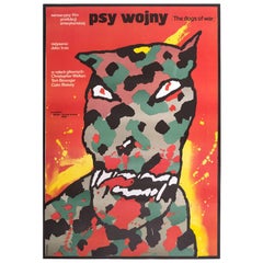 Vintage Polish Dogs of War Poster by Waldermar Swierzy, 1984