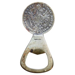 Vintage 1950s 2 Florin Coin Bottle Opener Carl Auböck