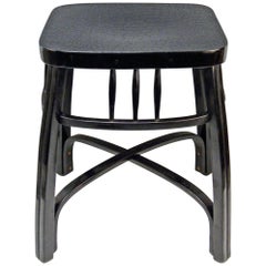 Taburete para piano Jacob and Josef Kohn Art Nouveau Viena Modelo 616 Haya Negro