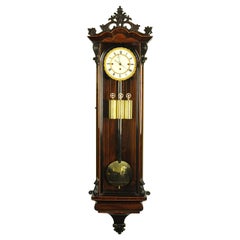 Antique Vienna Regulator Wall Clock, Grande Sonnierre