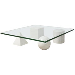 Lounge Table Metaphora by Massimo Vignelli for Martinelli Luce, Italy, 1970s